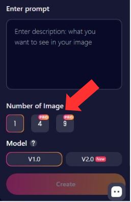 3) Step Three - Choose how many images you want