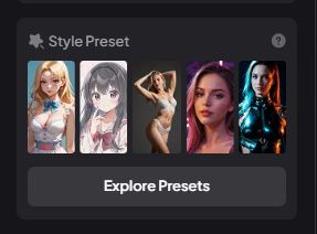 STEP 5 Select Style Preset
