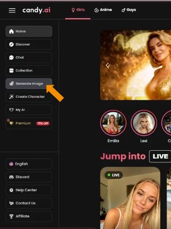 Step 1 – Accessing the Image Generation Workspace