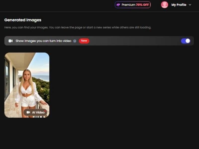 Step 2 - Select an Image to Convert Into Video