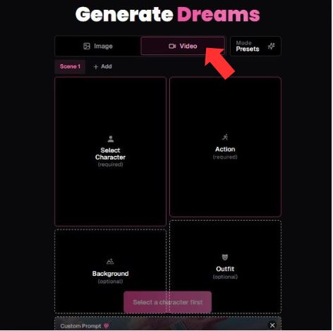 Step 2 Switch to Video Mode (Critical)