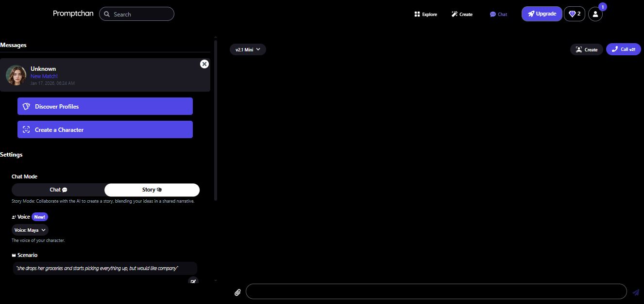 Step 3 - Start chatting and customize her behavior