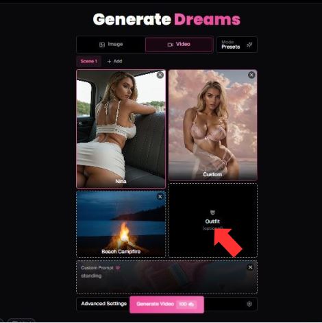 Step 6 Select an Outfit