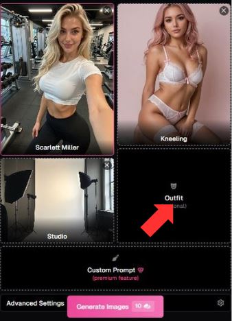 Step 6 Select an Outfit