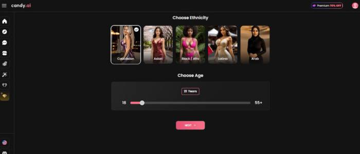 Step2-Set Age and Ethnicity